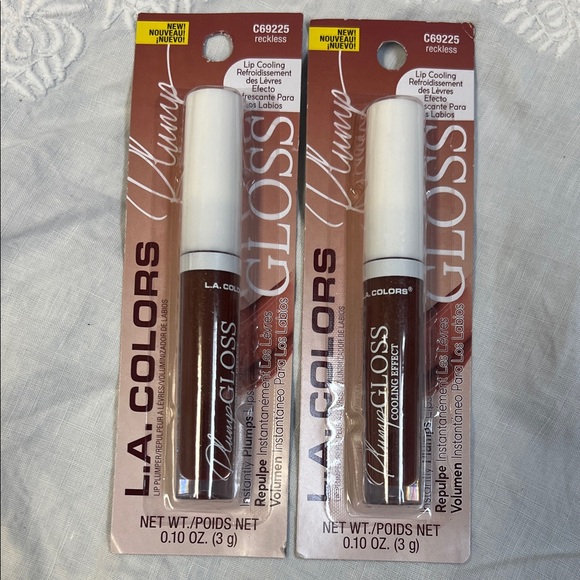 L.A. Colors Other - L.A. Colors Plump Gloss Duo - Color Reckless-NEW Set of 2